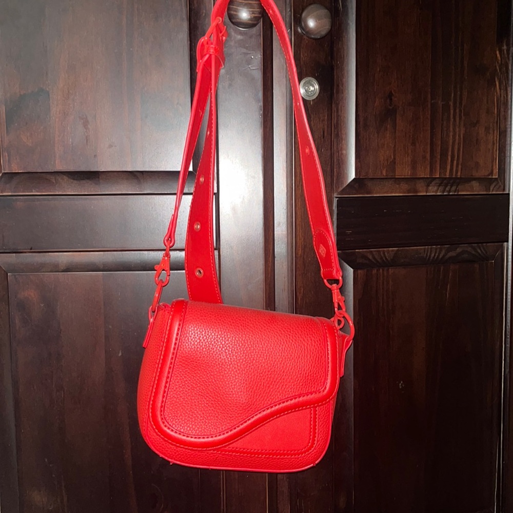 RED crossbody bag (small)